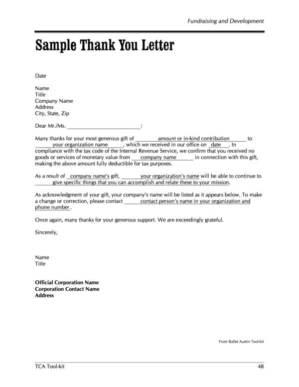 Redemption letter sample