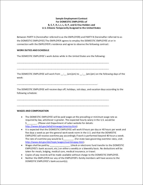 sample-domestic-worker-employment-contract-written-doc-template