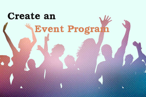 create an event program
