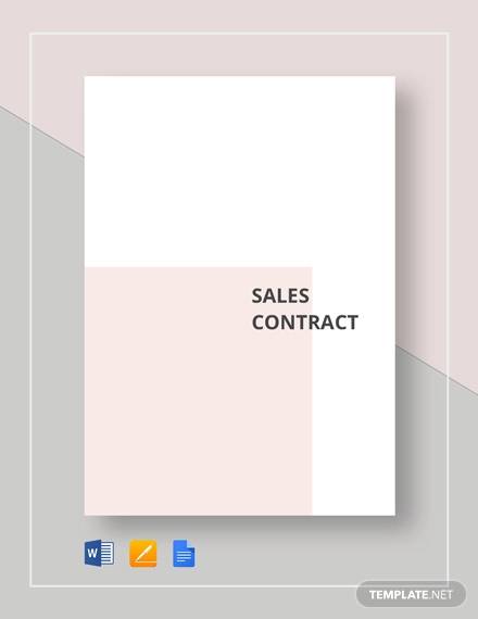 sales contract