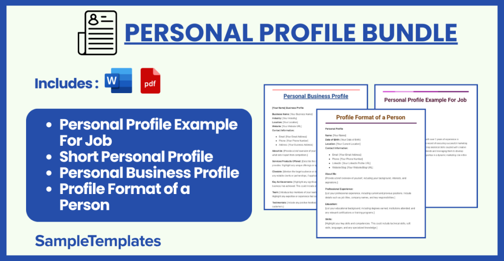 personal profile bundle 1024x530