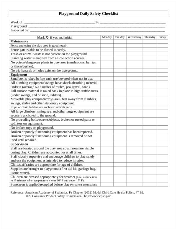 FREE 17 Daily Checklist Samples Templates In PDF MS Word Google