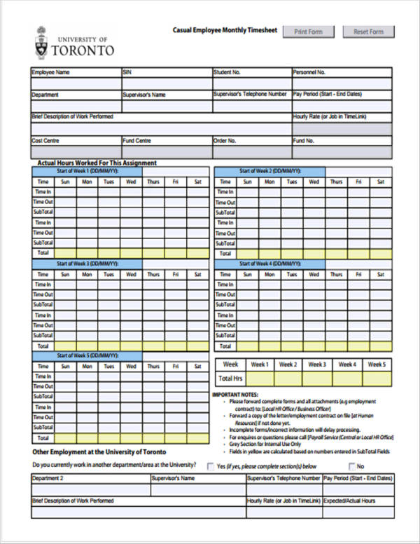 Google Sheets Payroll Template Collection