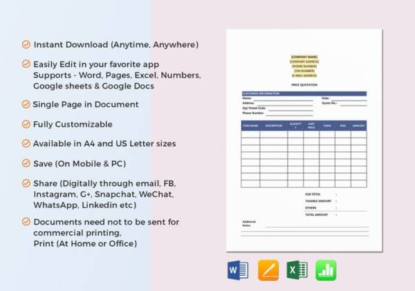 order letter format