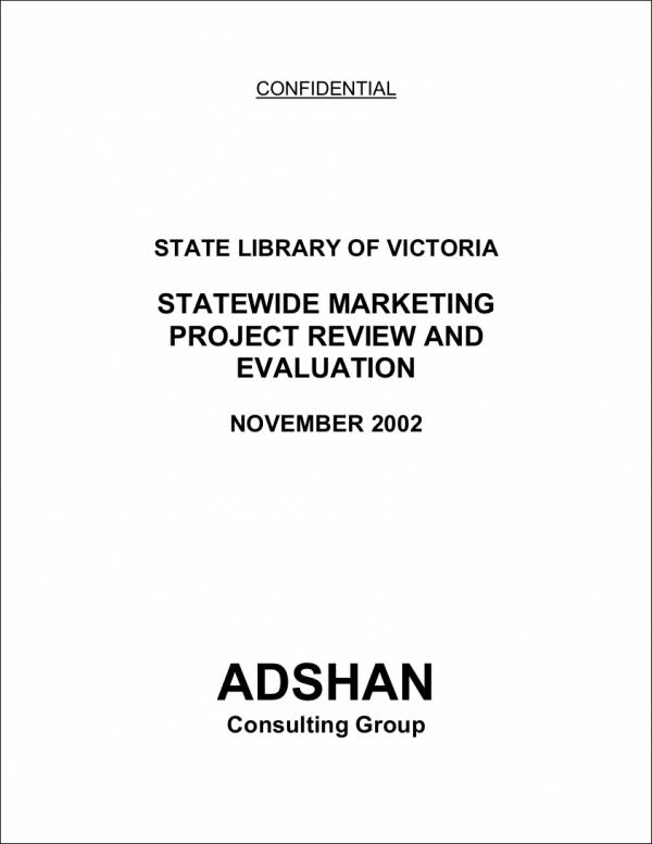 statewide marketing project review and evaluation