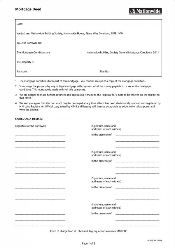sample mortgage deed in pdf