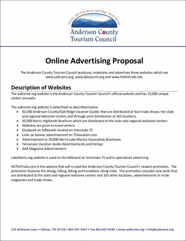 Advertising Proposal Template