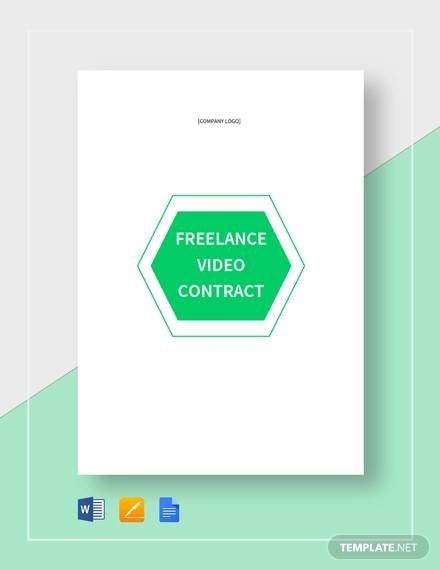 freelance video contract