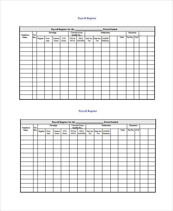 Employee Payroll Template from images.sampletemplates.com