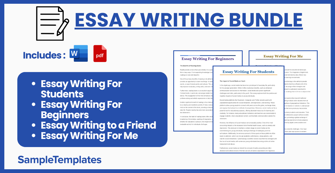 essay writing bundle
