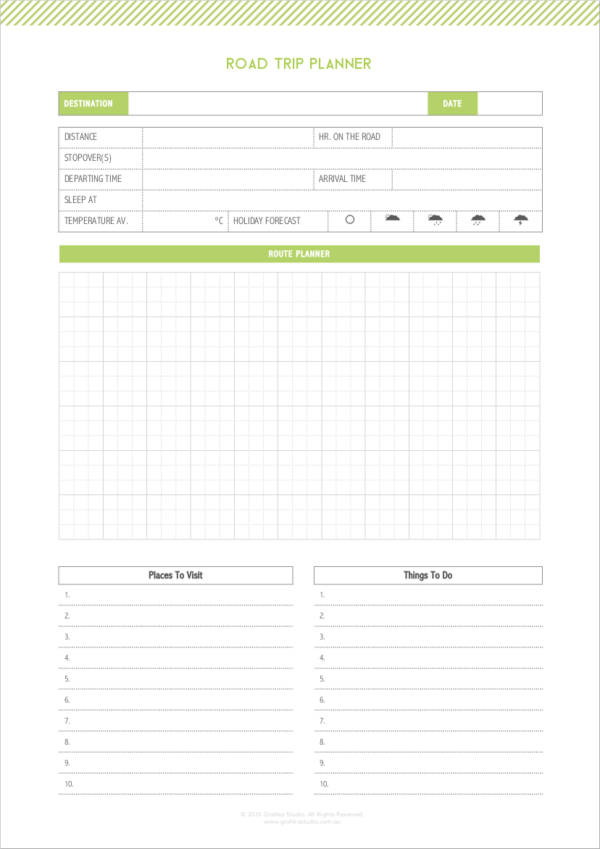 road trip budget planner template