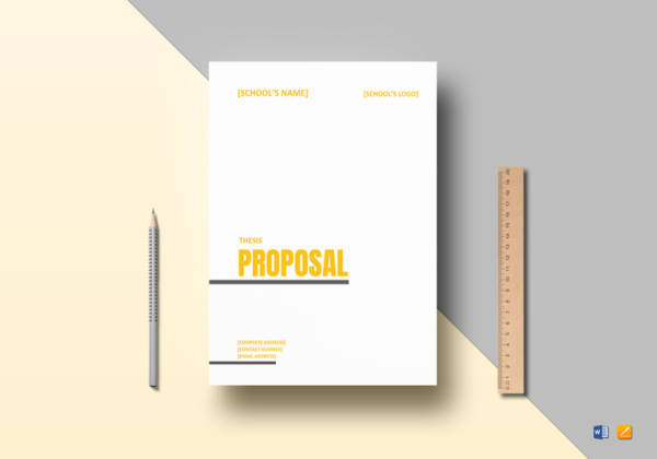 thesis proposal template