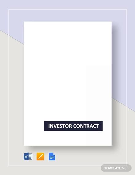 investor contract