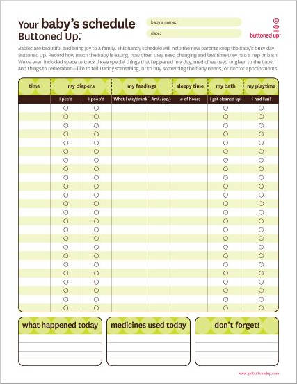 Free 3 Babysitter Checklist With Schedule Samples And Templates In Pdf