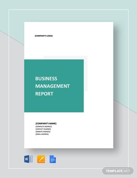 business management report