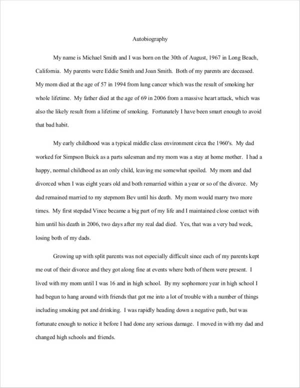 Free 14 Biography Writing Samples And Templates Inpdf Ms Word