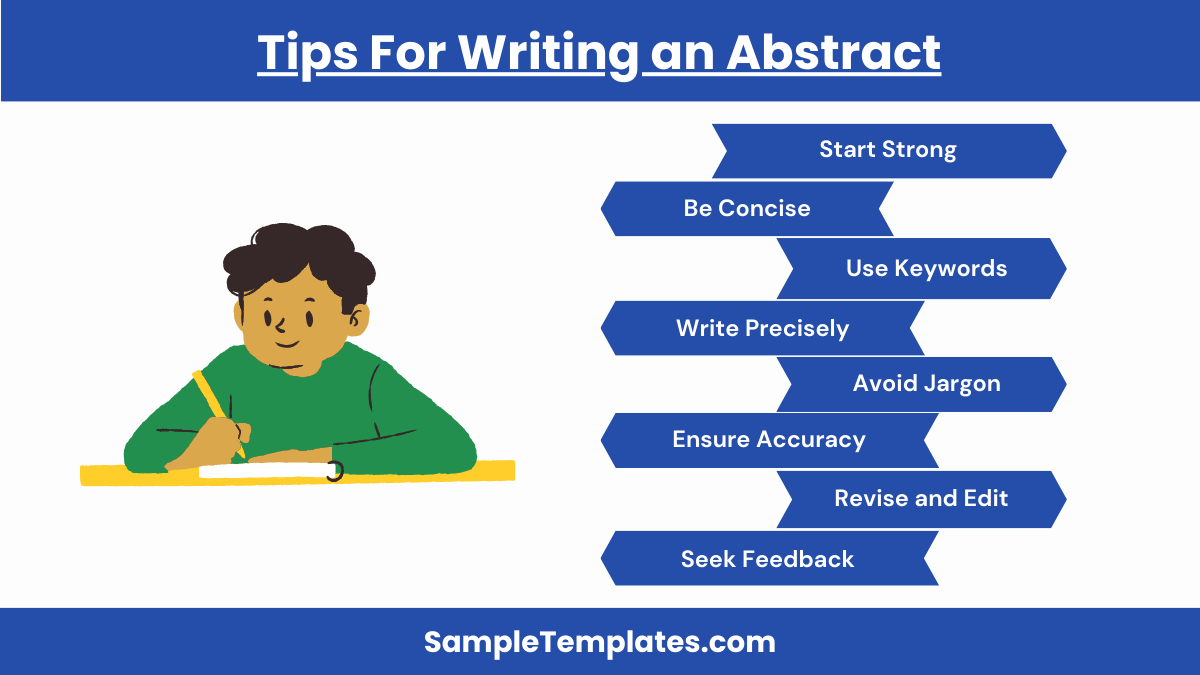 tips for writing an abstract