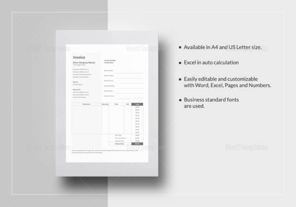 bakery invoice template 767x536