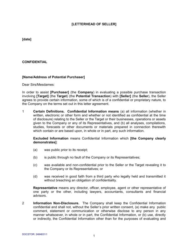 FREE 26+ Non-Disclosure Agreement Templates in PDF | MS ...