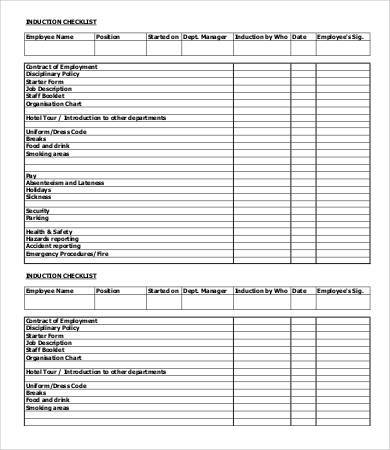 Training Checklist Template Word from images.sampletemplates.com
