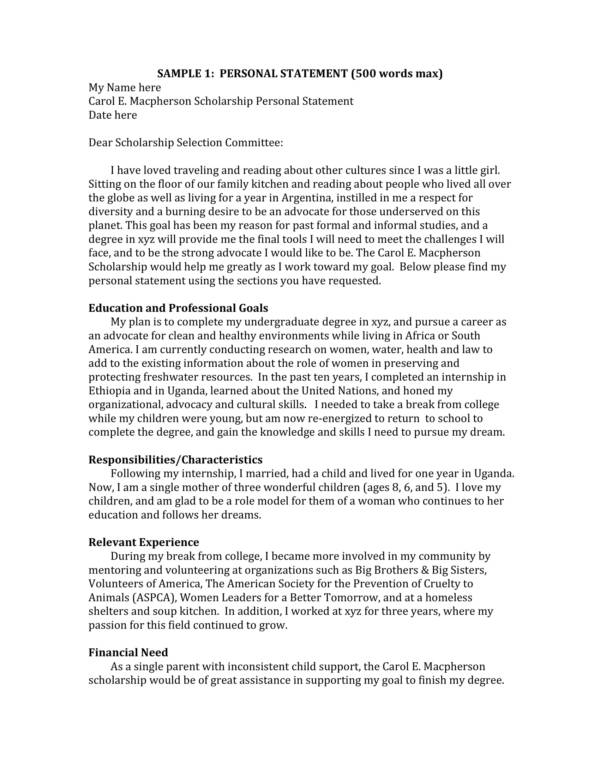 FREE 10 Written Statement Samples Templates In PDF MS Word