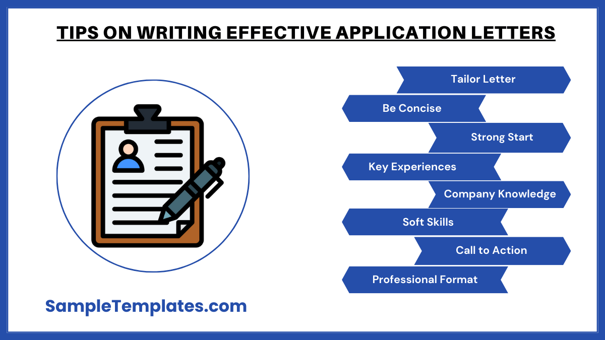 tips on writing effective application letters