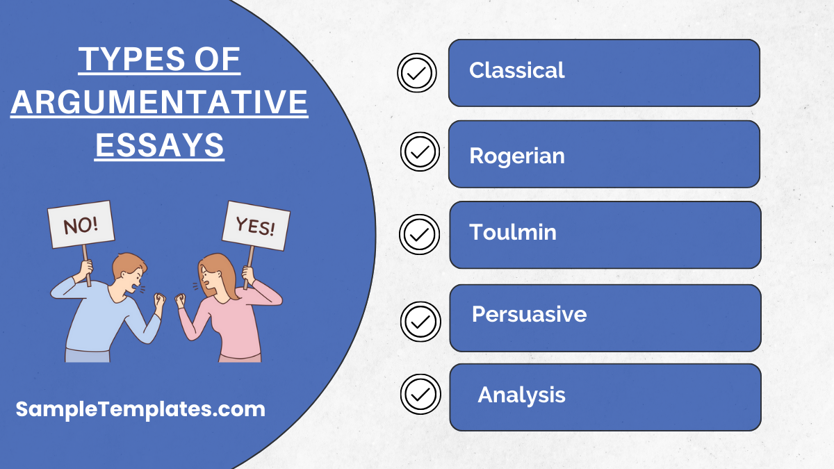 types of argumentative essays