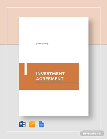 investment contract agreement