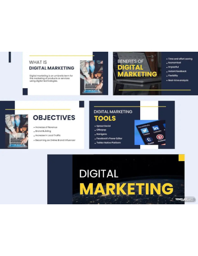 digital marketing presentation template