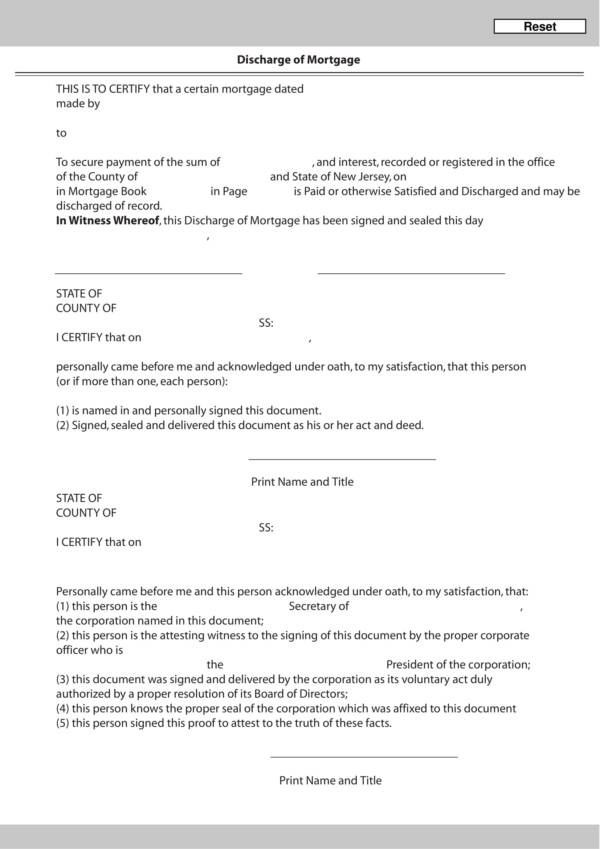 Free 14 Deed Of Discharge Samples Templates In Pdf Ms Word