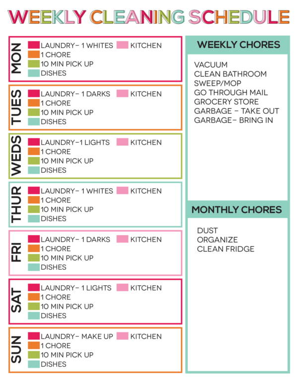 FREE 10+ Weekly Task Schedule Samples & Templates in PDF MS Word Excel