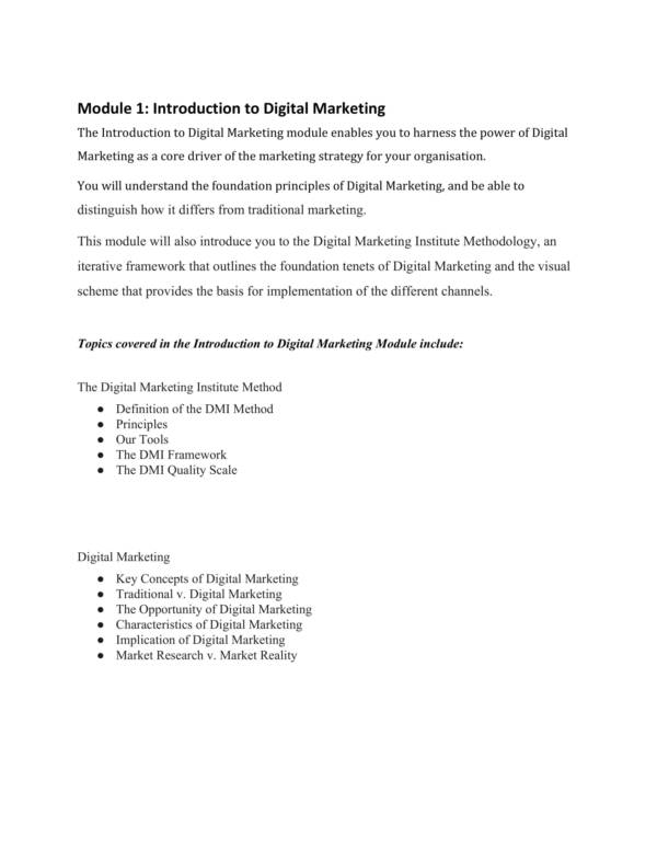 professional diploma in digital marketing