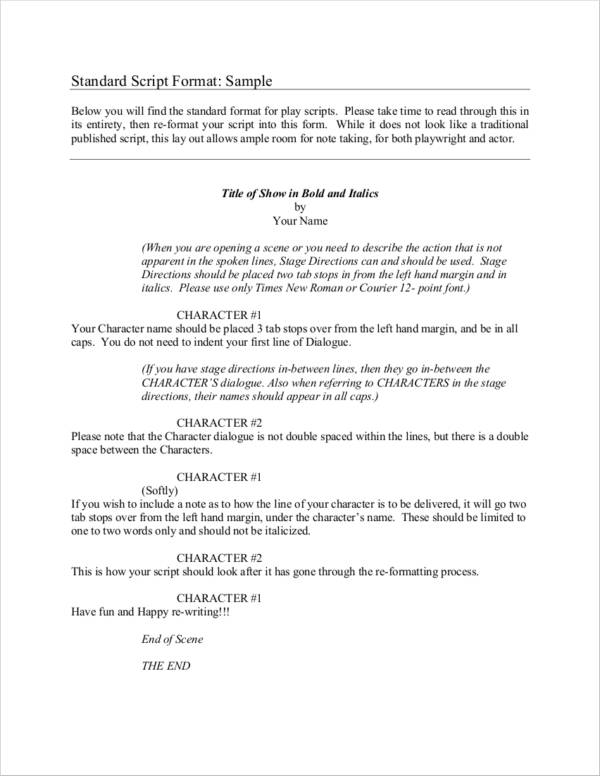 Script Writing Template Free from images.sampletemplates.com