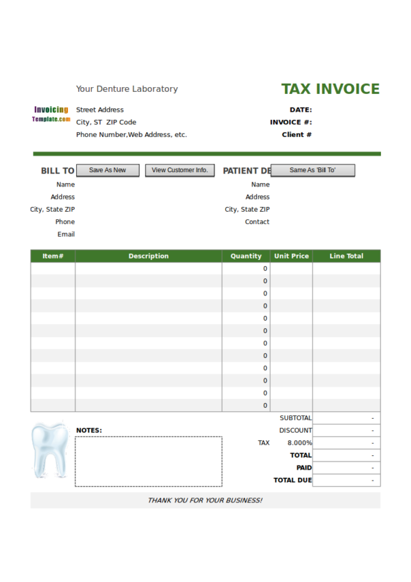 FREE 8 Dental Receipt Samples Templates In PDF MS Word Excel