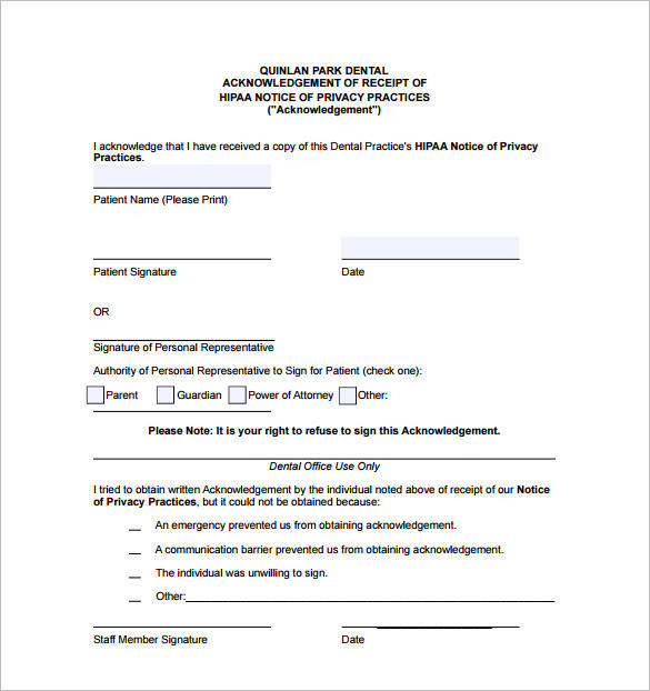 FREE 8 Dental Receipt Samples Templates In PDF MS Word Excel