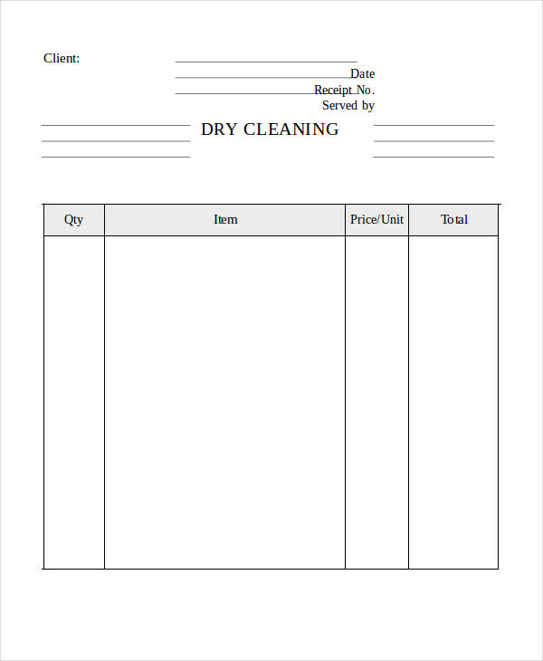 Cleaning Services Invoice Template Free DocTemplates