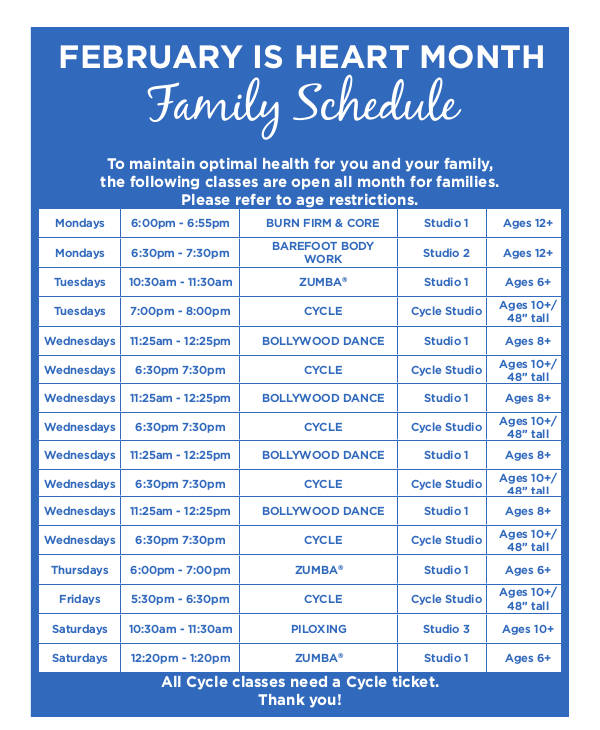 editable family schedule