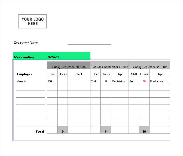 editable nurse staffing schedule template free download in excel