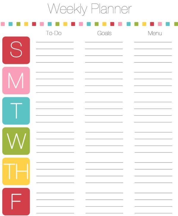 FREE 11 Family Schedule Samples And Templates In PDF MS Word