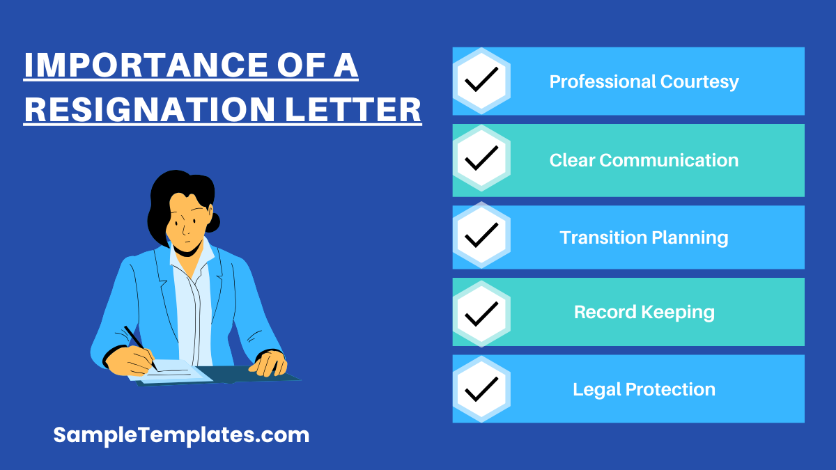 importance of a resignation letter