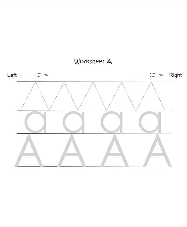 kindergarten writing worksheet