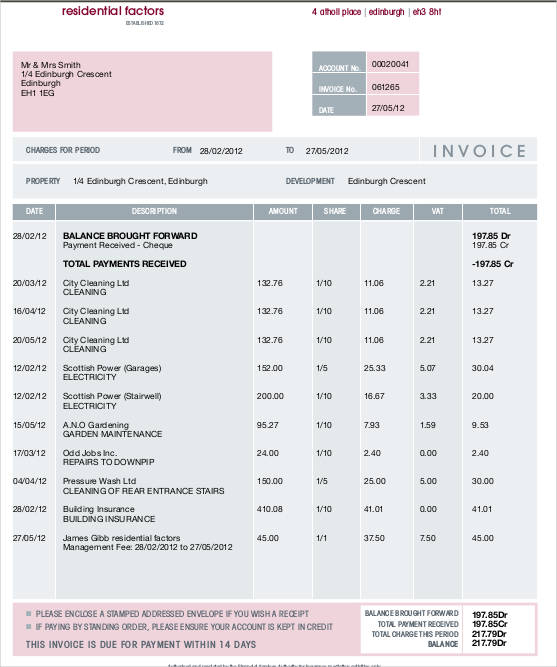 FREE 13  Cleaning Service Invoice Templates in PDF MS Word