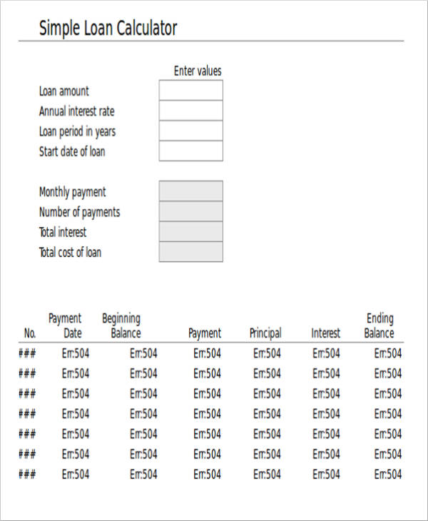 Loan Payment Tracker Template from images.sampletemplates.com