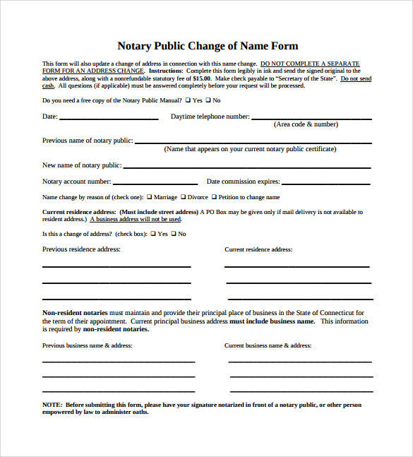 sample notary public clause template