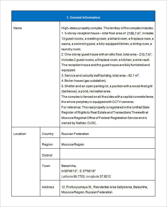 FREE 10 Real Estate Investment Proposal Samples And Templates In PDF 