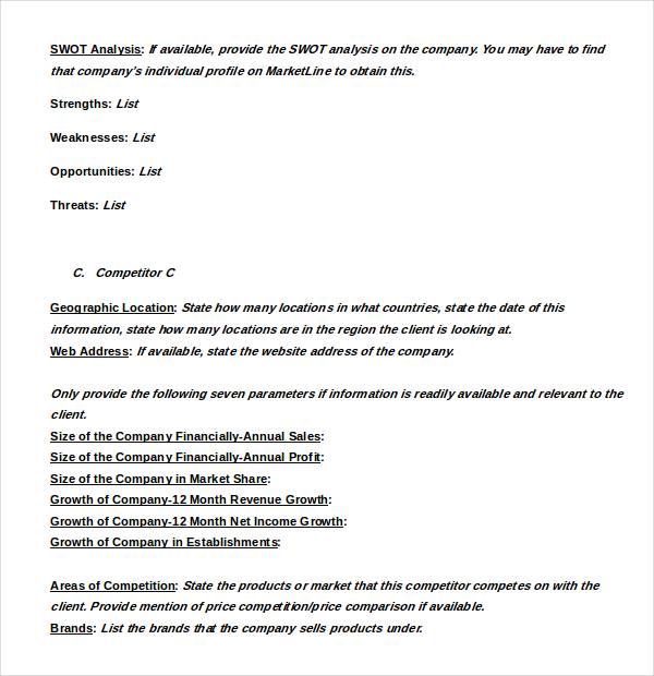 restaurant swot analysis example