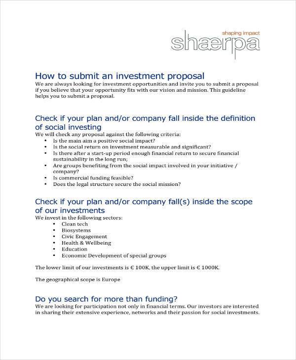 Sample Business Proposal Template