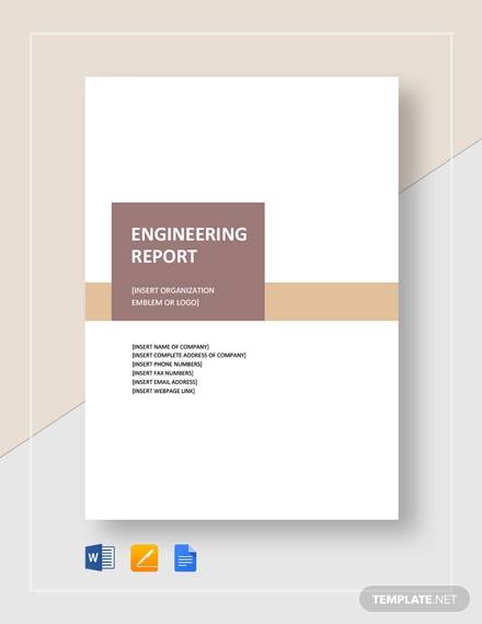 engineering report 