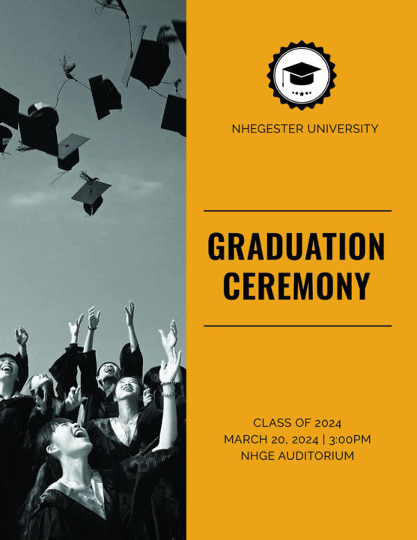 FREE 14+ Graduation Program Templates in PDF, MS Word