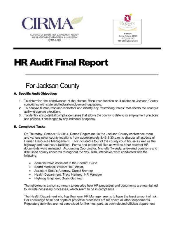 hr audit final report 1